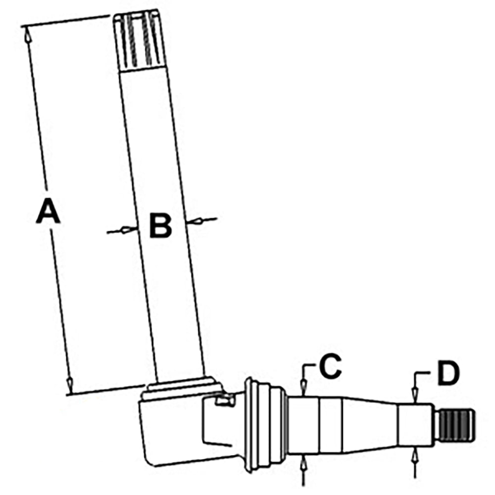 AR67416 Fits John Deere Spindle 1020 1520 2020 2030 2040 2640 High Knee