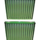 PAIR GRILL SIDE SCREENS Fits John Deere 830 1020 1530 2040 2240 AR72949
