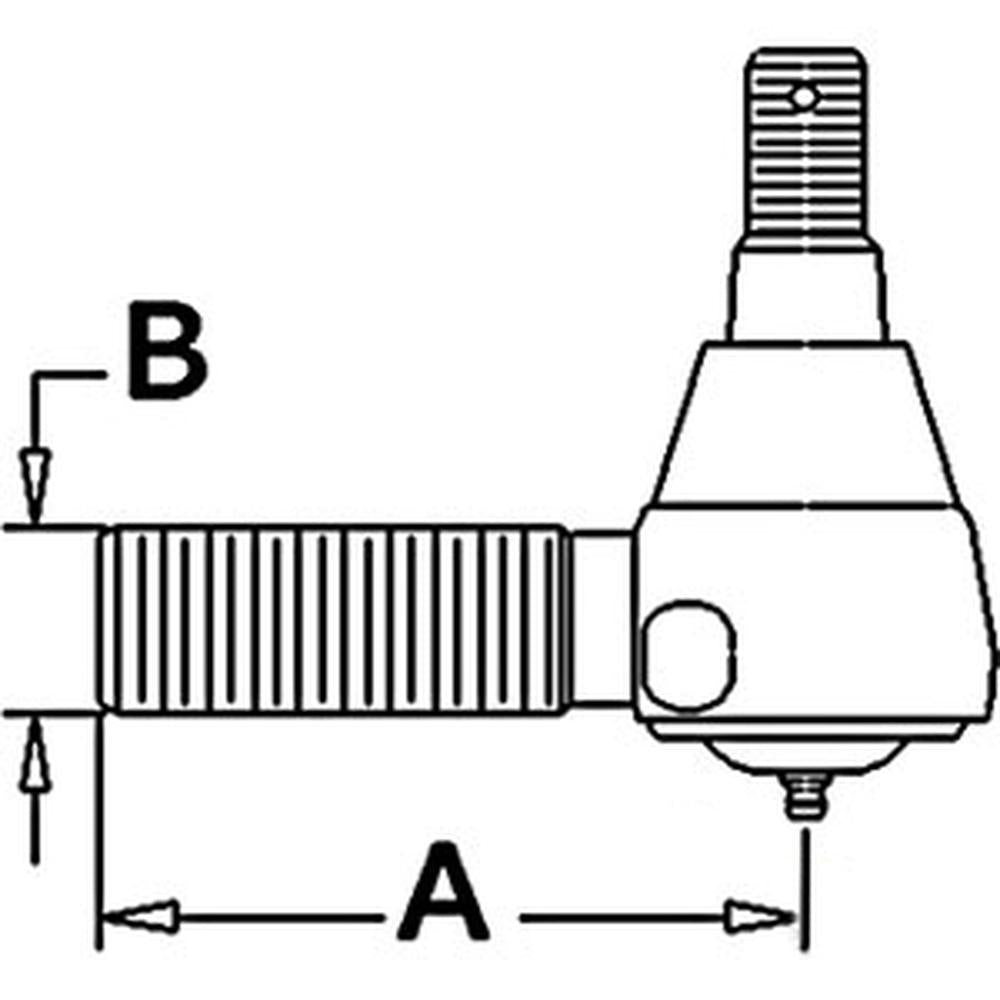 Tie Rod End Fits John Deere 5020 2755 2355 5010 2555 2750 6030 AR74131