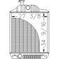 AR76838 Fits John Deere Tractor 10 Fins Per Inch Radiator 7430 8430 8440 863