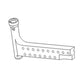 AR80192 New RH Knee Extension Fits John Deere 4040 4050 4055 4230 4240 4250 +