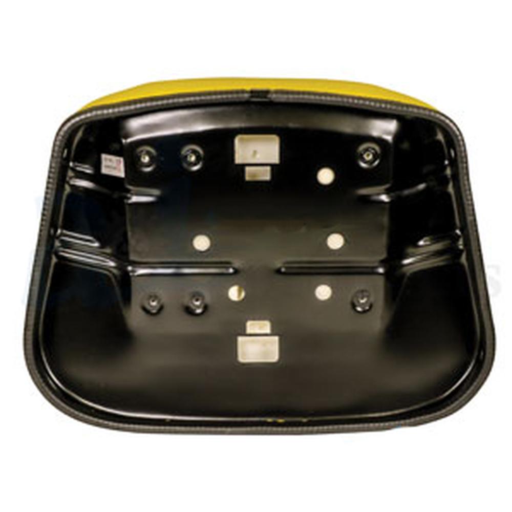 AR81167-R Mechanical Seat Yellow Vinyl Steel Bottom Cushion Fits John Deere