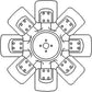 AR85892 New 8 Blade Fan Fits John Deere 4240 4350 4430 4440 4630 440BV 440D +