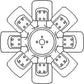 8 Blade Fan Fits 4240 4350 440C 440D 4430 4440 448D 4630 540B 540D 548D 693B