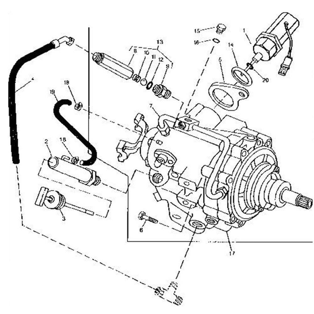 New Reverser Solenoid Actuator Fits John Deere 315C 482C 310C 210C AT101493