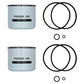 Fits Ford Tractor Dual Lot Fuel Filter 83937061 C7NN9176A 3000 4000 3600 4600 56