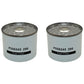 (2) Fuel Filters with O-Ring Seals AT13387 Fits John Deere 2020 2030 1020 3020