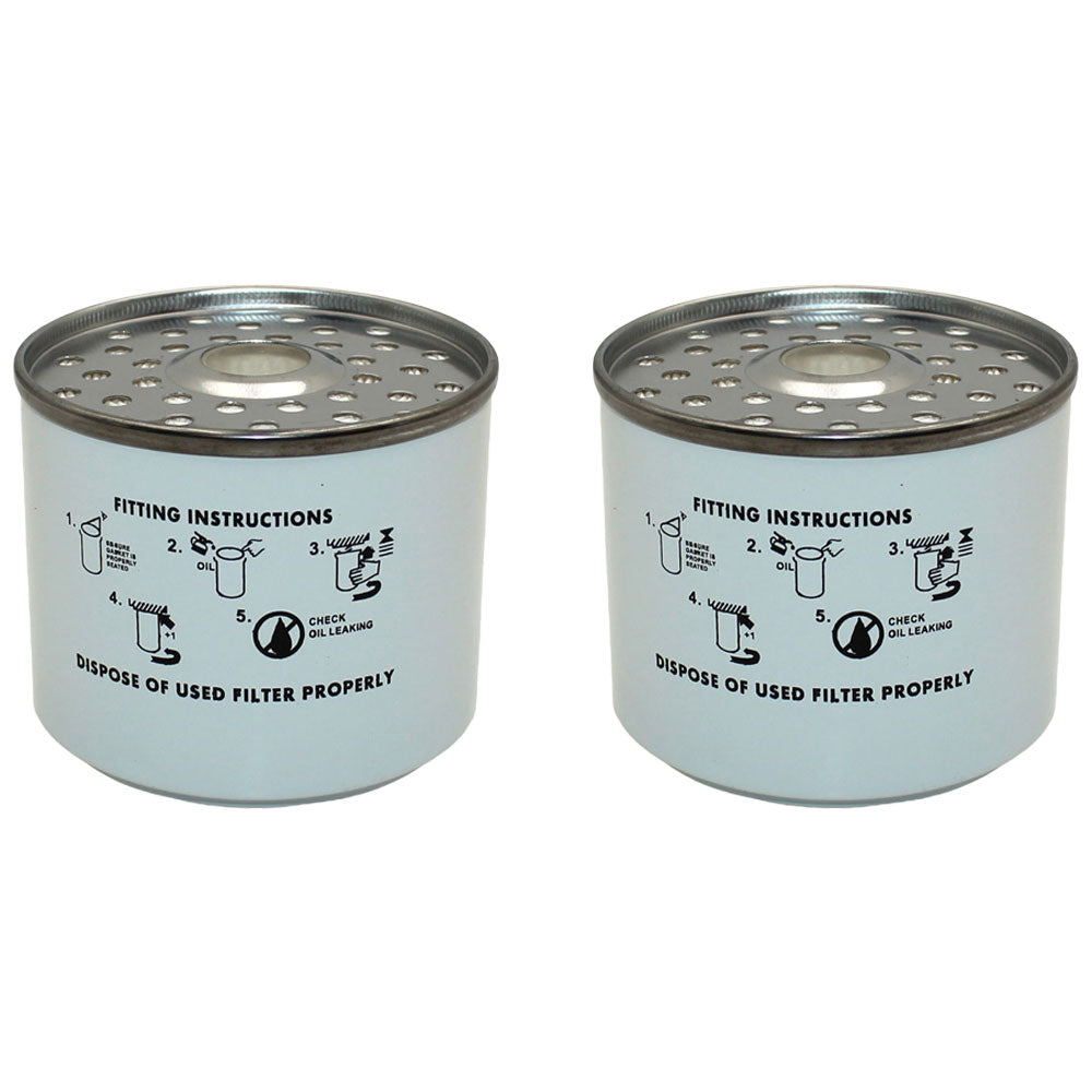 (2) Fuel Filters with O-Ring Seals AT13387 Fits John Deere 2020 2030 1020 3020