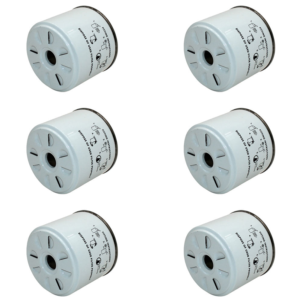 Qty 6: Fuel Filter Fits Ford/New Holland Replaces 134827