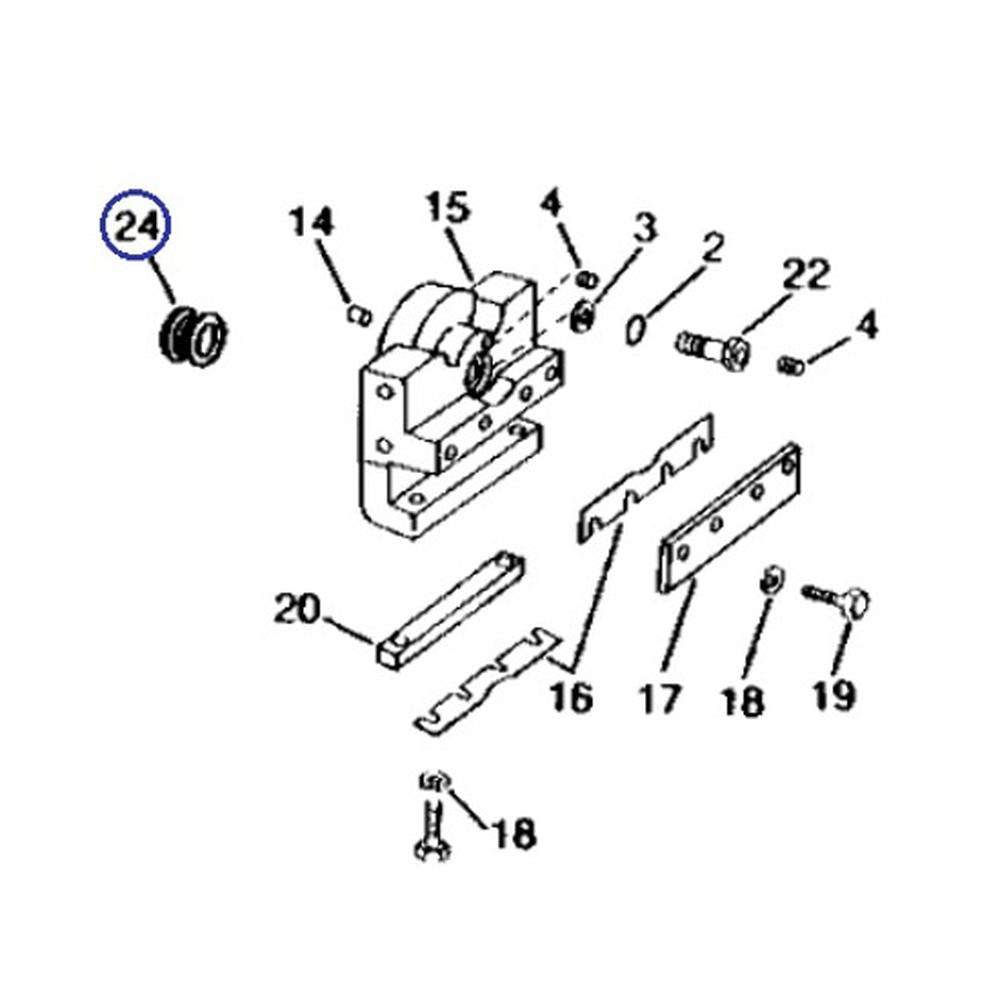 AT42553 SEAL KIT ID357 Fits John Deere DU-CONE SEAL GROUP