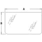 Glass AT154431 Fits John Deere 190 190E 490E 690ELC 790ELC 892 892ELC 992ELC
