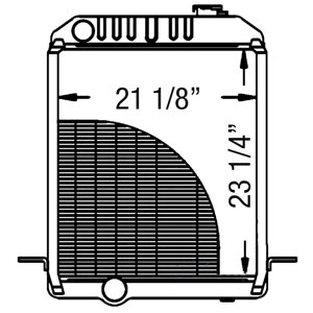 Radiator Fits John Deere Backhoe 310D 300D 310C 315D AT167021 AT129142 AT156560