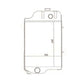 Radiator Fits John Deere Replaces AT20849
