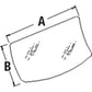 Lower Windshield Glass Fits Hitachi Replaces 4369588