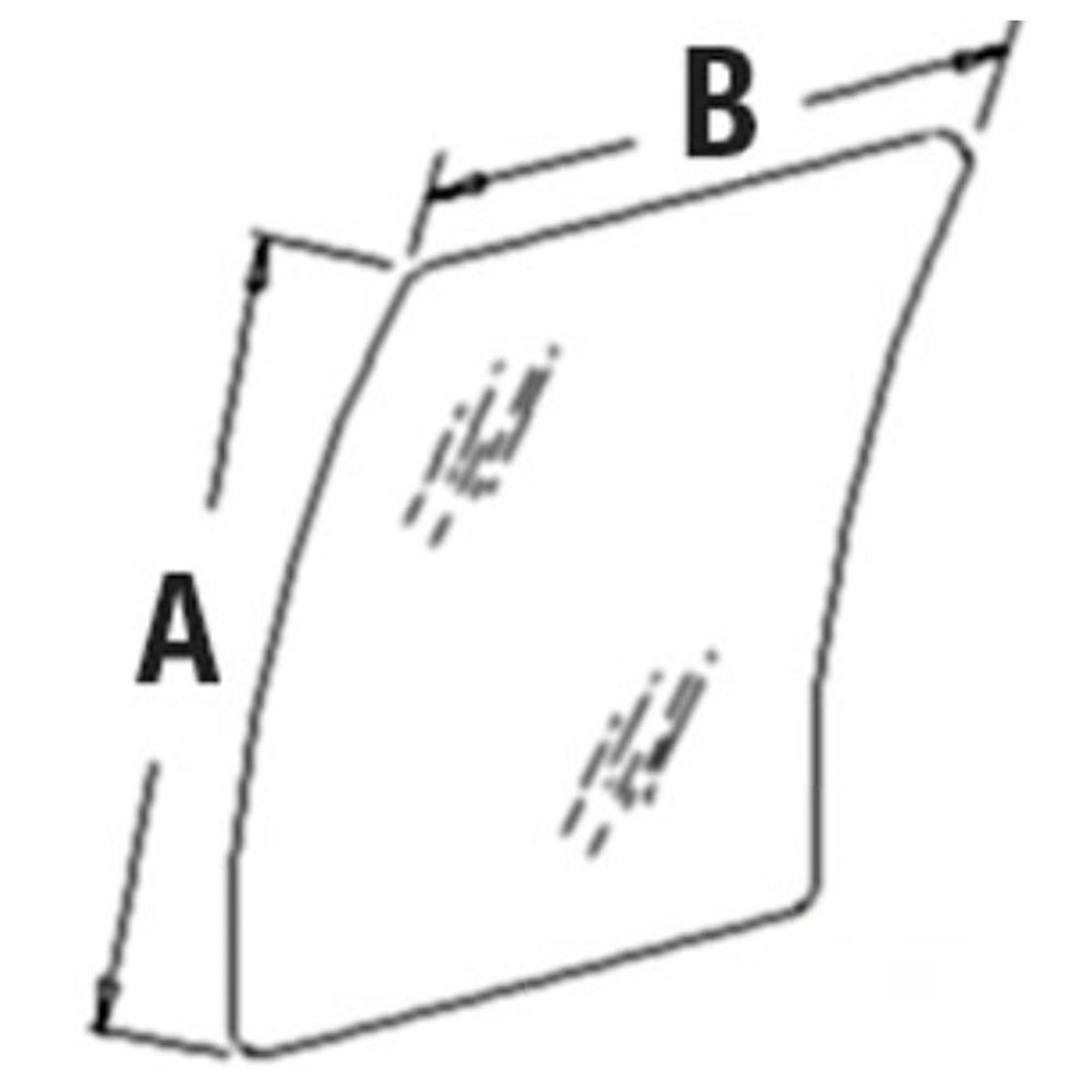 Upper Glass Windshield Fits John Deere Replaces 4369609