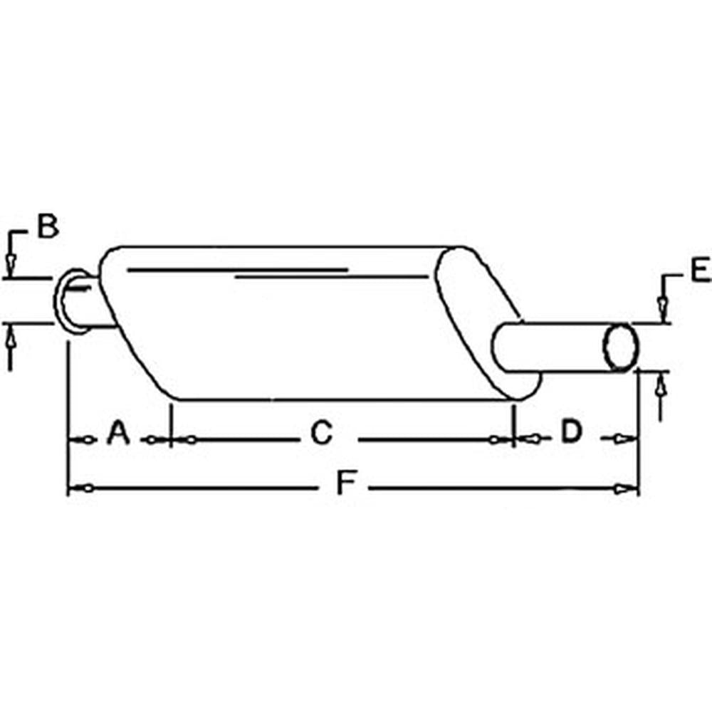 AR64102 Fits John Deere 480, 480A, 480B Muffler