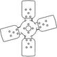 4 Blade Fan Fits John Deere Replaces AT23180
