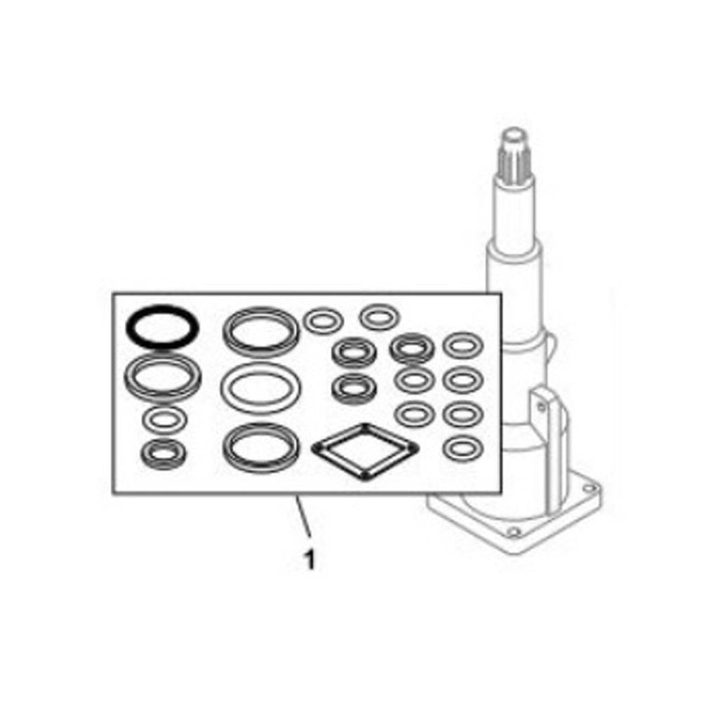 POWER STEERING SEAL KIT Fits John Deere 2140 2150 2155 2240 2250 2250F 2251