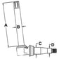 AT34973 RH/LH Spindle Fits John Deere 301 302 401-B 1950N 2150 2155 2440