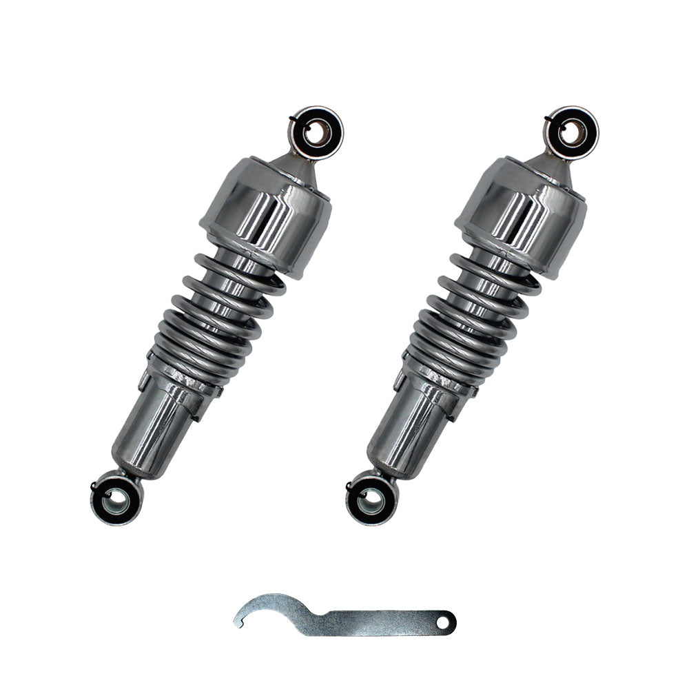 Rear Chrome Shock Set Fits Harley Davidson Replaces ATZ35-0009