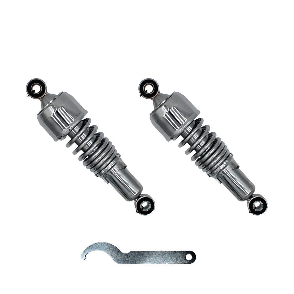 Replacement Rear Chrome Shock Set 10.5" Fits Harley Davidson Sportster 883