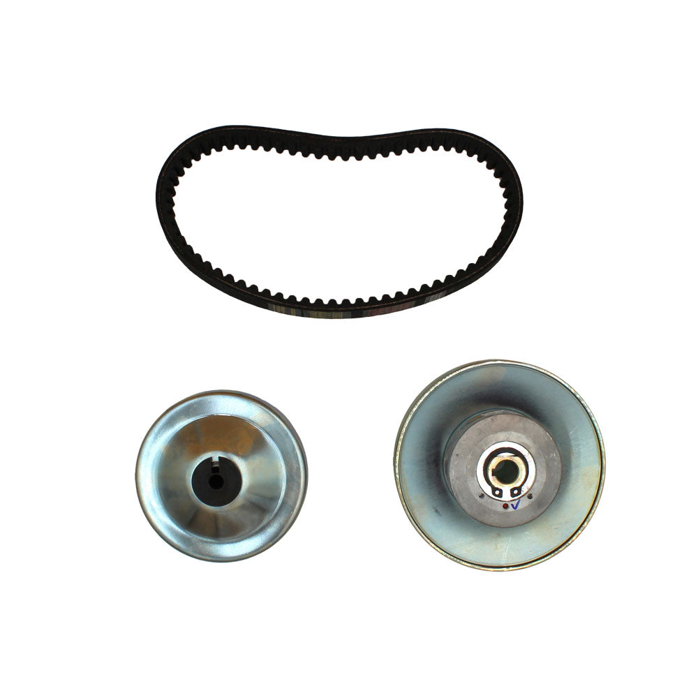 Torque Converter with Drive Belt and Rear Driven Clutch Pulley Fits Coleman