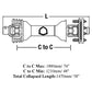 Rotary Cutter Driveline AW30401 Fits John Deere Models: MX5, MX6