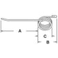 10 Pack Hay Rake Teeth & Hold Down Clips Fits New Holland 258 256 57 56 55 64562