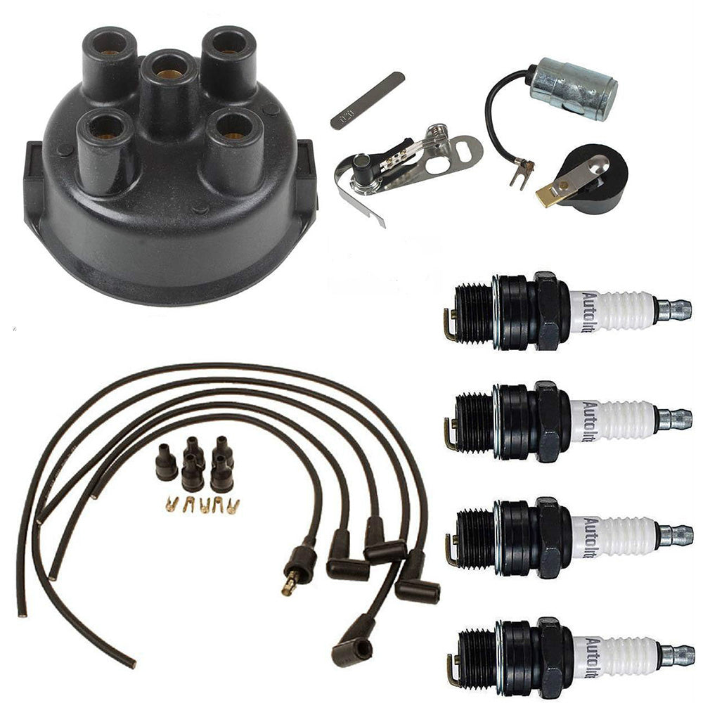 Complete Tune Up Kit for Minneapolis Moline Tractors w/ Fits Delco Clip Held Dis
