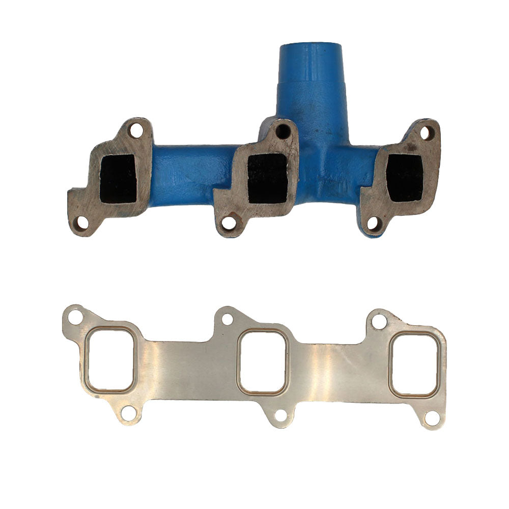 C5NE9430E Vertical Exhaust Manifold & Gasket Fits Ford Tractor 2000 3000 4000