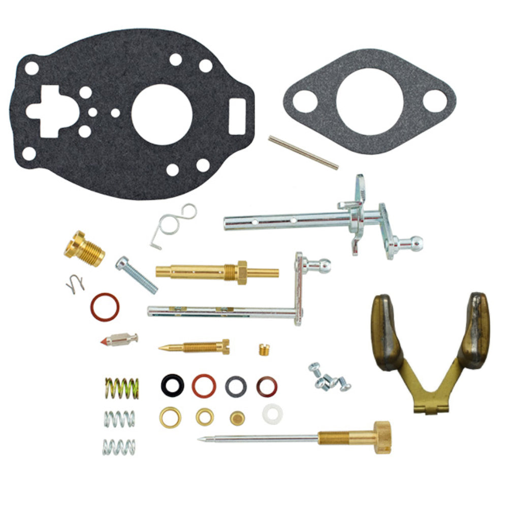 COMPLETE MAJOR CARBURETOR REBUILD KIT & FLOAT Fits Ford 501 601 701 2000 TSX 692