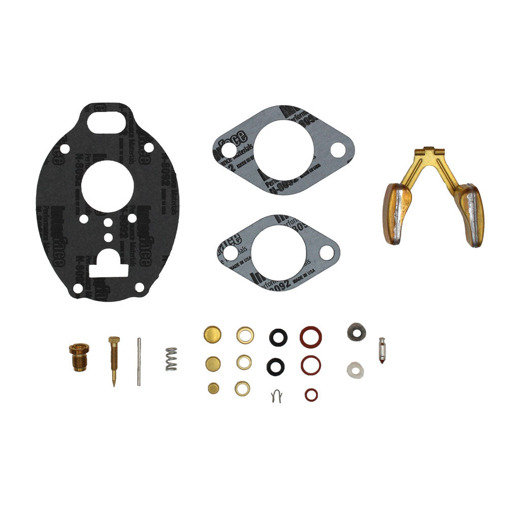 Economy Carburetor Kit & Float Fits Marvel Schebler TSX662 TSX245 TSX798 TSX857