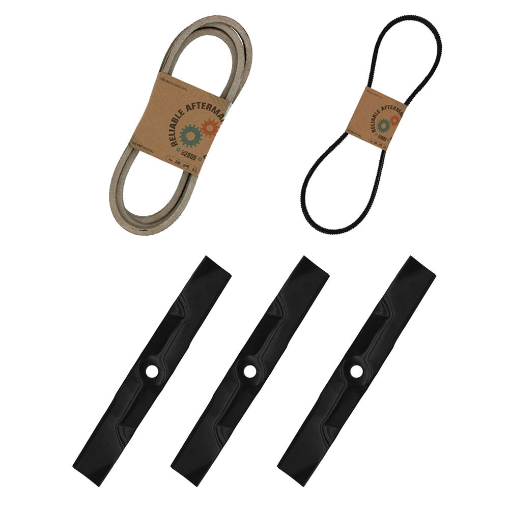 Blades & Belts Kit Fits John Deere 48" Decks LX255 LX277 LX279 LX288 LX280