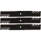396-731 5102227S 5102227SYP Three (3) Toothed Lawn Mower Blades