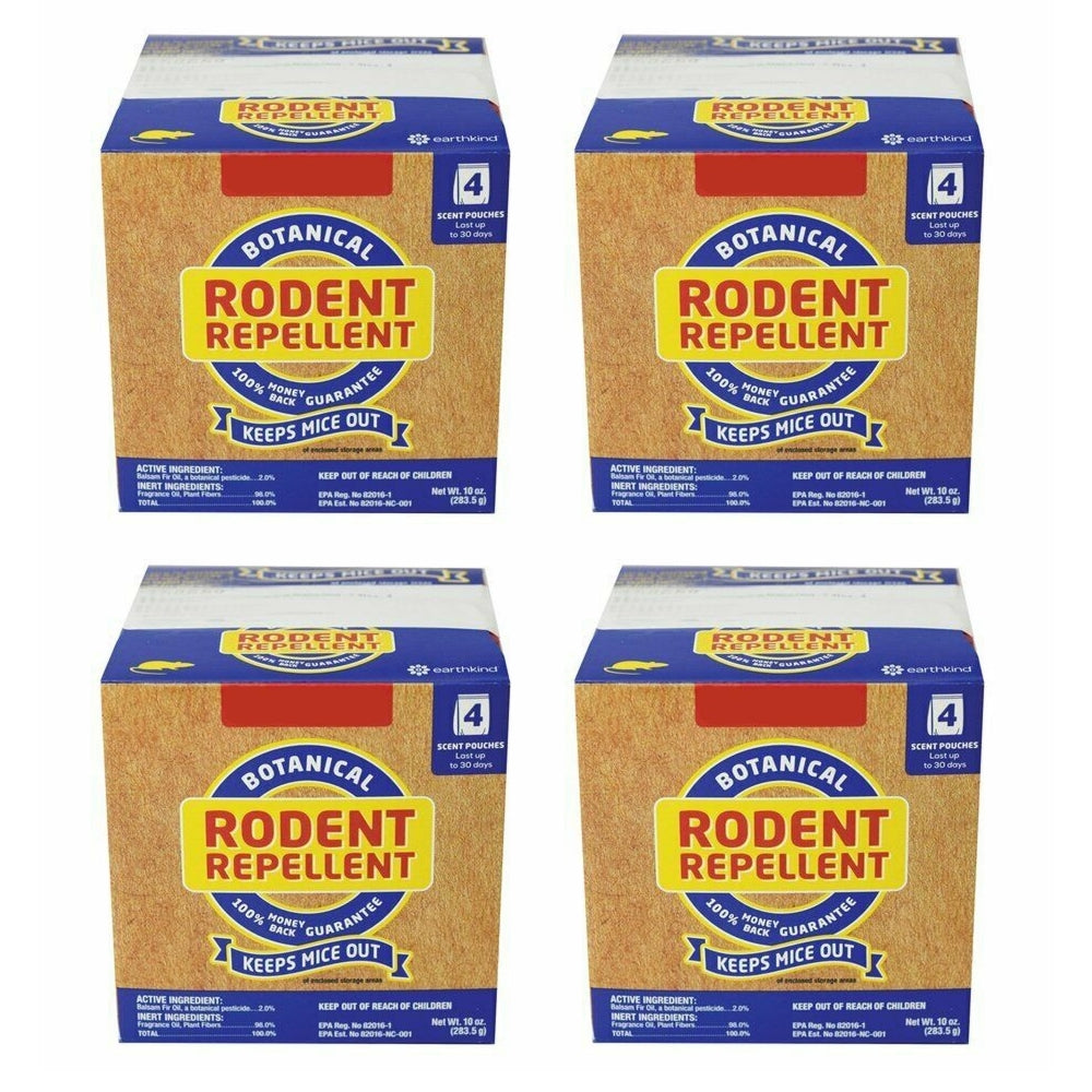 Fresh Cab Botanical Rodent Repellent Mouse Mice - 4 Boxes Pack - New