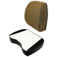 Seat Cushion Set - Brown Fabric - Fits John Deere 4055 4255 4455 4555 4755 4955