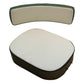 2-pc Green & White Cushion Set Fits Oliver Replaces 105812ASA