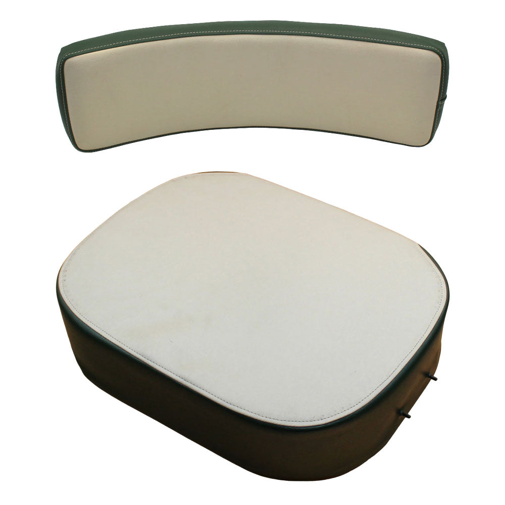 Green & White Seat Cushion Set Fits Oliver Replaces 105812ASA