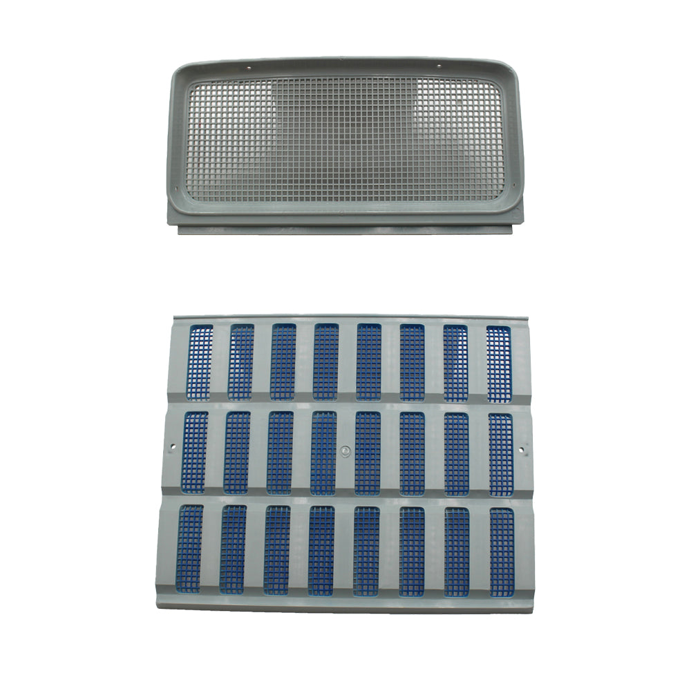 UPPER + LOWER FRONT GRILL SET Fits Ford 2000 3000 3110 3120 3150 3300 3310 3330
