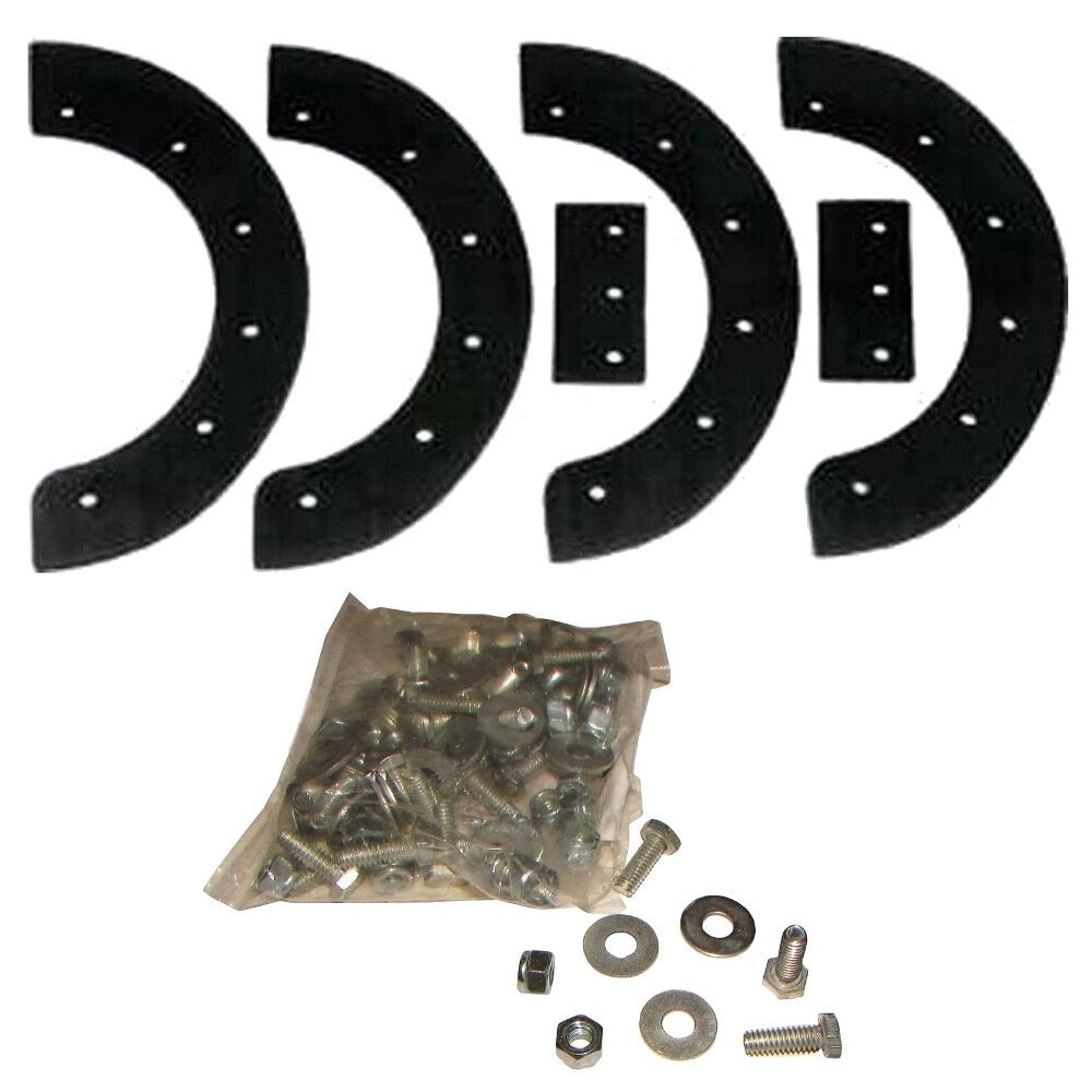 Snowblower Paddle Set with Hardware Fits Universal Replaces AY-SRN25-0001