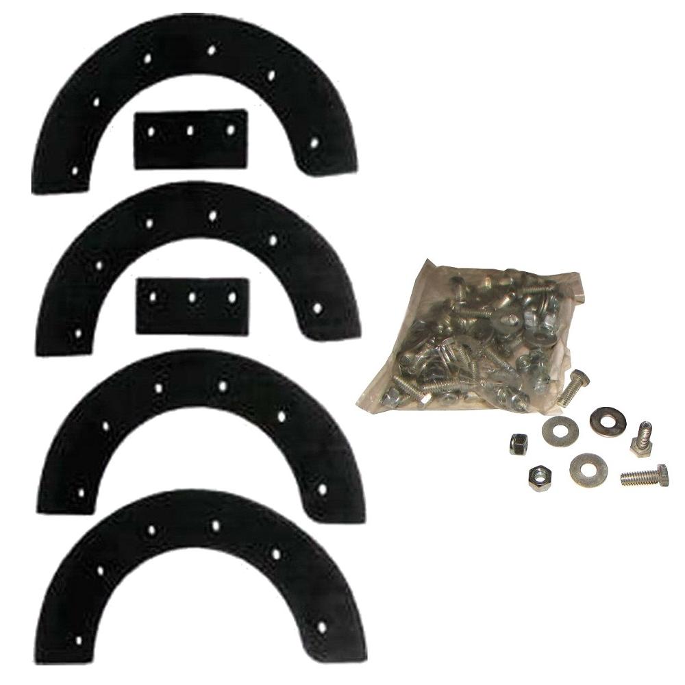 Snowblower Paddle Set with Hardware Fits John Deere Replaces AM115857