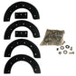 Snowblower Paddle Set with Hardware Fits Murray Replaces 302565