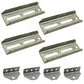 (4)- 8" Boat Trailer Swivel Top Bunk Board Brackets Bolster Galvanized NEW
