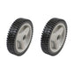 2 NEW REPL PUSH MOWER PUSHMOWER DRIVE WHEELS Fits Husqvarna 532401274 401274