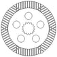 Disc AZ40478 Fits John Deere 1030 1130 1630 1640 1830 2030 2040 2130 2140