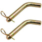 Two (2) Universal Tractor Bent Hitch Pins 3" Long Fits John Deere 1/2" Diameter
