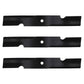 Set of 3 XHT 52" Mower Blades to fit Fits Ferris Snapper 5101756 icd Deck