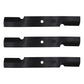 Set of 3 XHT 52" Mower Blades Fits Ferris Snapper 5101756 Fits iCD Deck