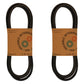 (2) Belts Fits John Deere M71026, M47765 (1/2"x84")