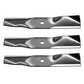3 Pack Fits Gator G5 Blades Fits John Deere 325 335 345 425 445 455 M115496 54"